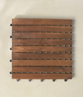 Wood Interlocking 9-bar Tiles
